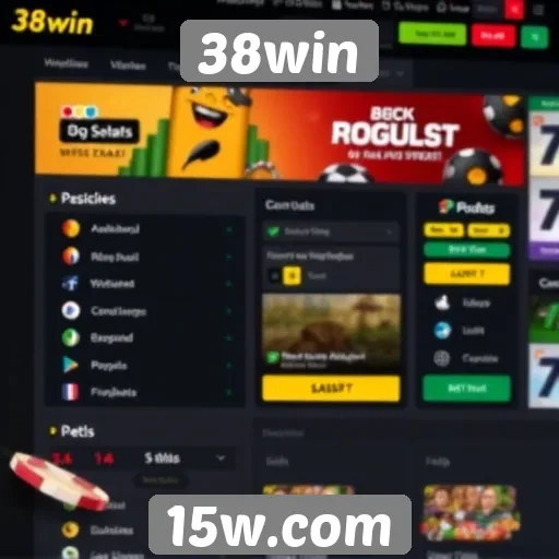 Análise da interface do usuário do site 38win